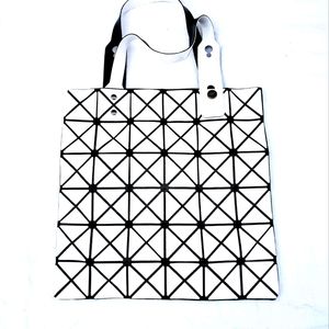 White Lucite tote